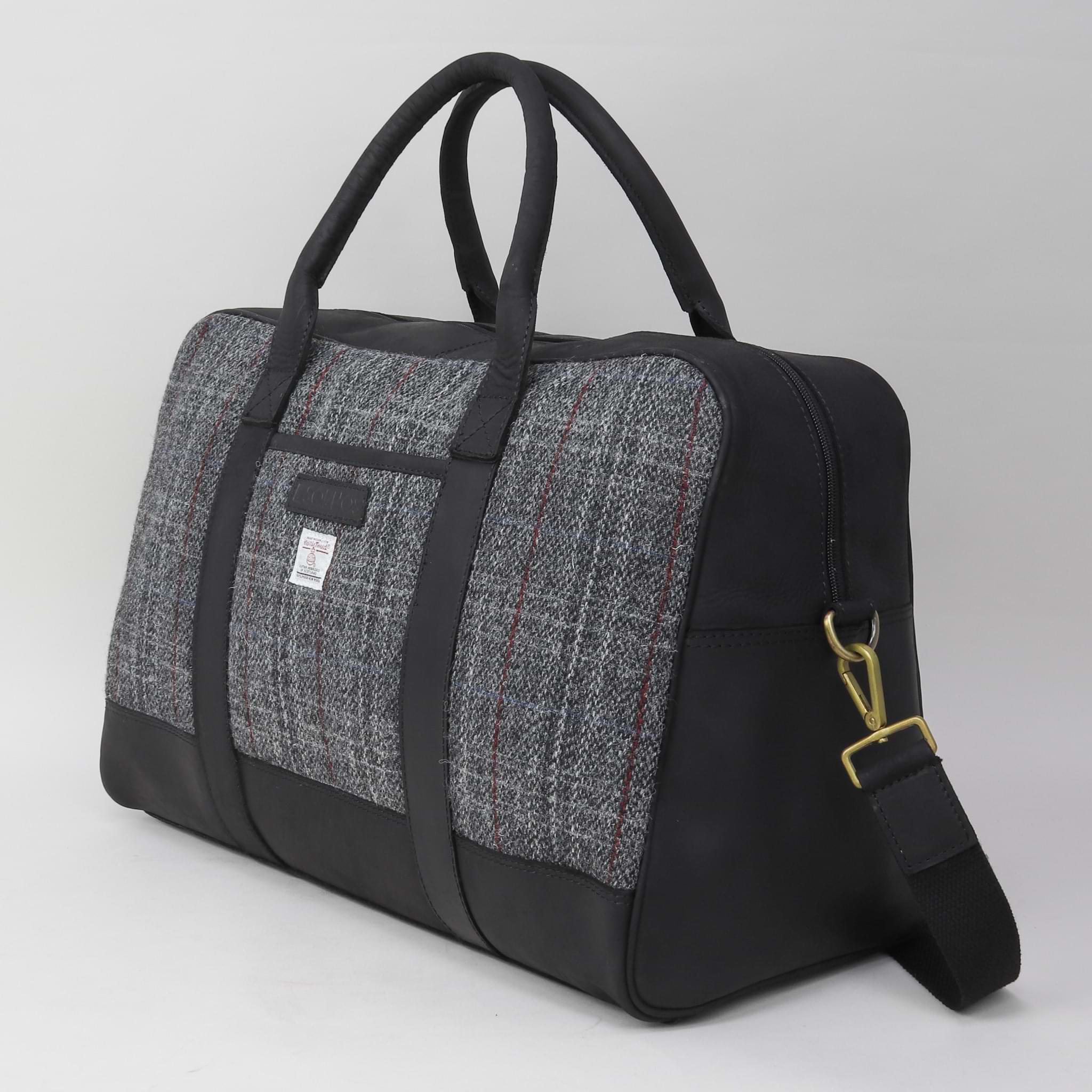 Harris tweed holdall bag sale